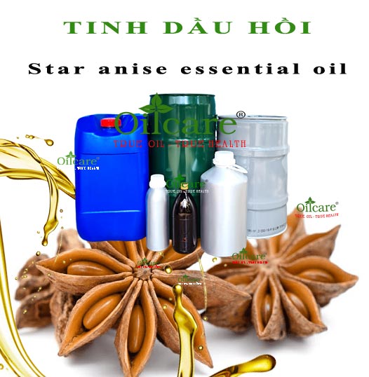 Tinh dầu hồi bán sỉ lít kg buôn star anise essential oil giá rẻ mua ở đâu