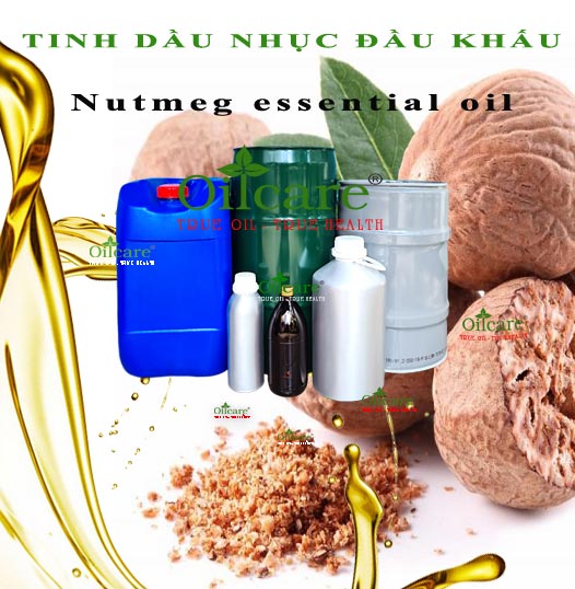 Tinh dầu nhục đậu khấu bán sỉ lít kg buôn nutmeg essential oil giá rẻ mua ở đâu