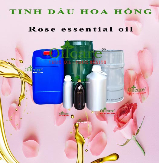 Tinh dầu hoa hồng bán sỉ lít kg buôn rose essential oil giá rẻ mua ở đâu