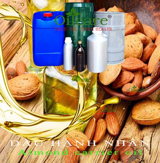 Dầu hạnh nhân pháp bán sỉ buôn lít kg sweet almond oil giá rẻ mua ở đâu