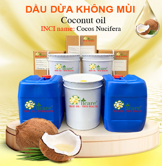 Dầu Dừa Không Mùi Bán Lít, Kg Số Lượng Lớn