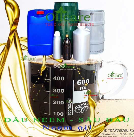 Dầu neem bán sỉ lít kg buôn neem seed oil giá rẻ mua ở đâu