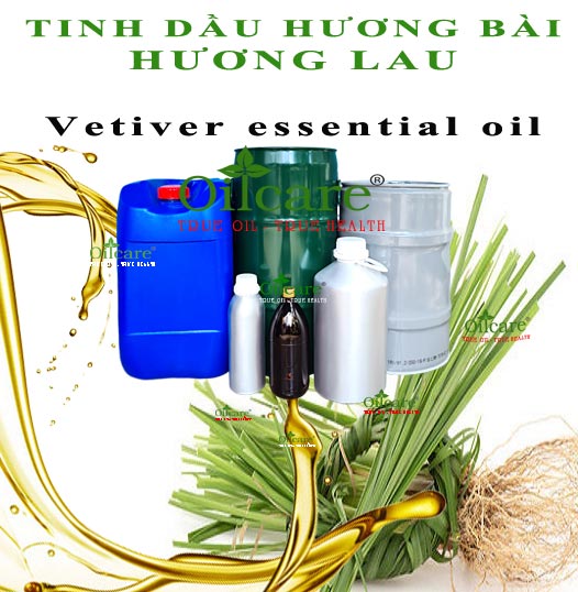 Tinh dầu hương lau bán sỉ lít kg buôn vetiver essential oil giá rẻ mua ở đâu