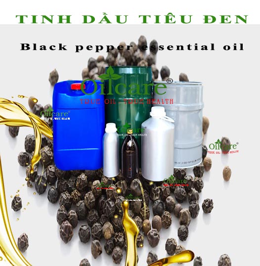 Tinh dầu tiêu đen bán sỉ lít kg buôn peper black essential oil giá rẻ mua ở đâu